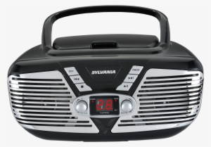 Sylvania Srcd211 Portable Cd Boombox With Am/fm Radio,